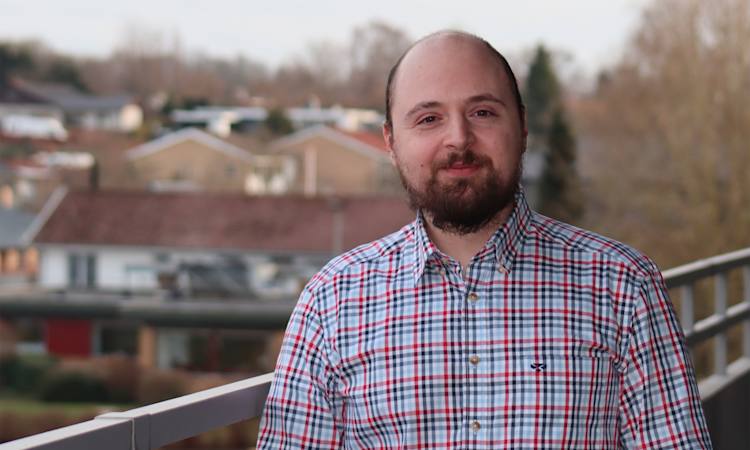 Billede af lagermedarbejder Mihai Gheorghiu