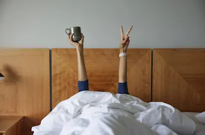 Stort lyst dobbeltværelse