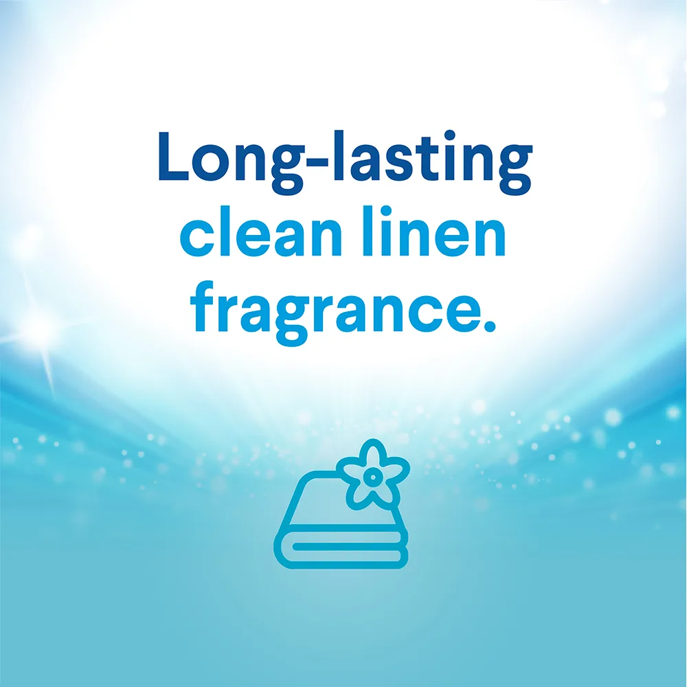 long-lasting clean linen fragrance