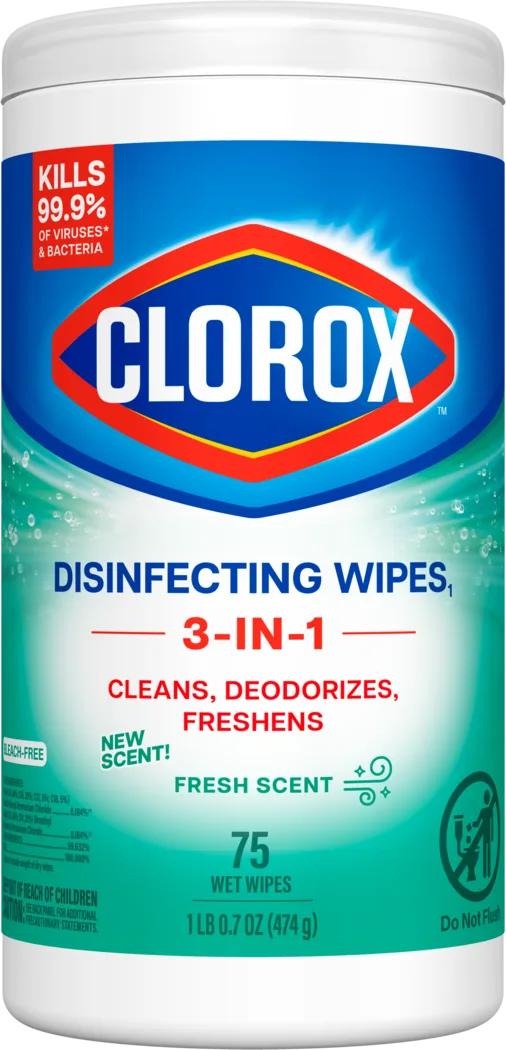 Canister of Clorox Disinfecting Cleaning Wipes