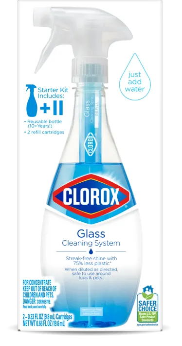 Glass Cleaner Cleaning System Starter Kit