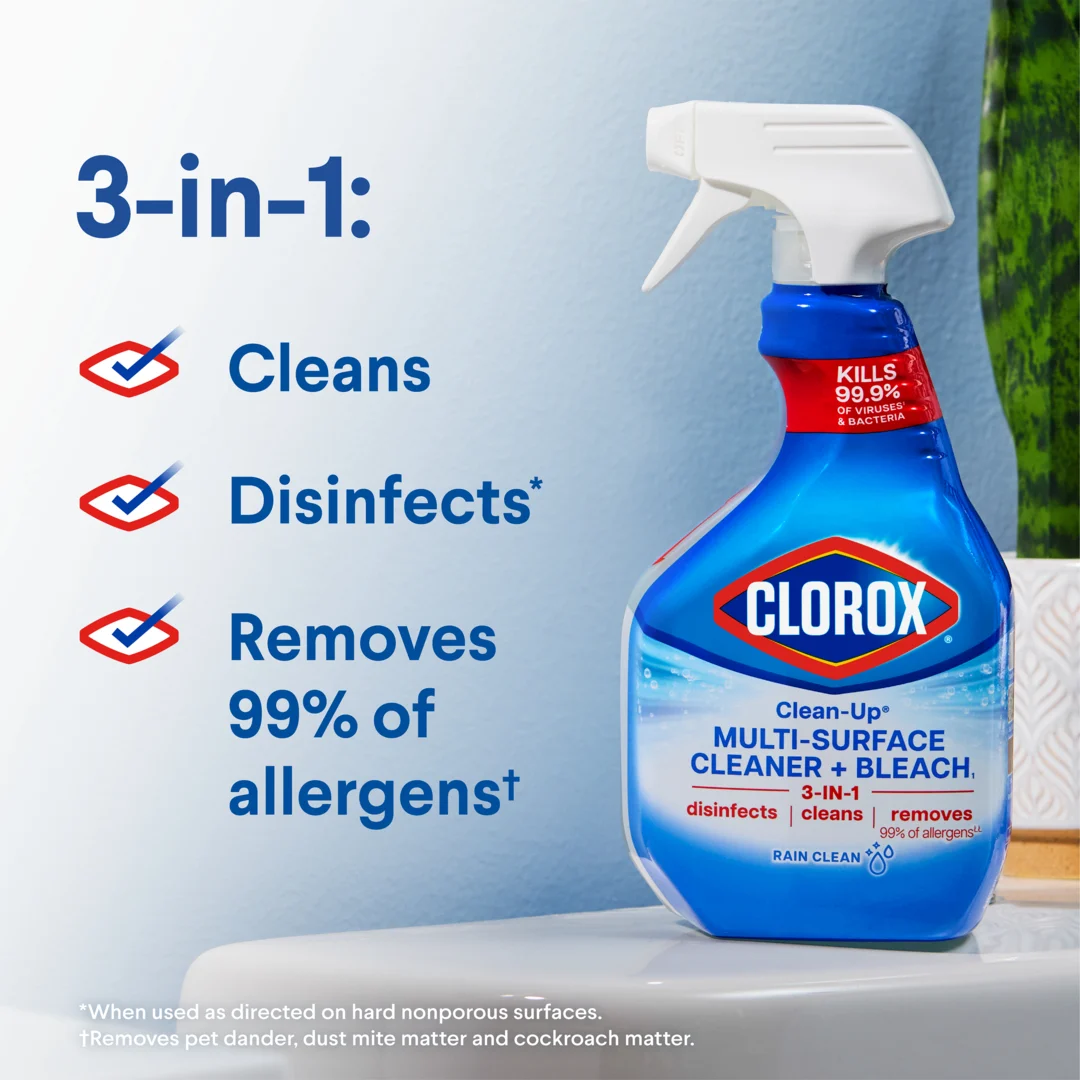 Clean-Up® Cleaner + Bleach | Rain Clean