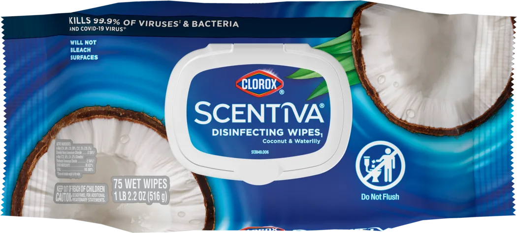 Disinfecting Wipes₁-Flex Pack | Coconut & Waterlily