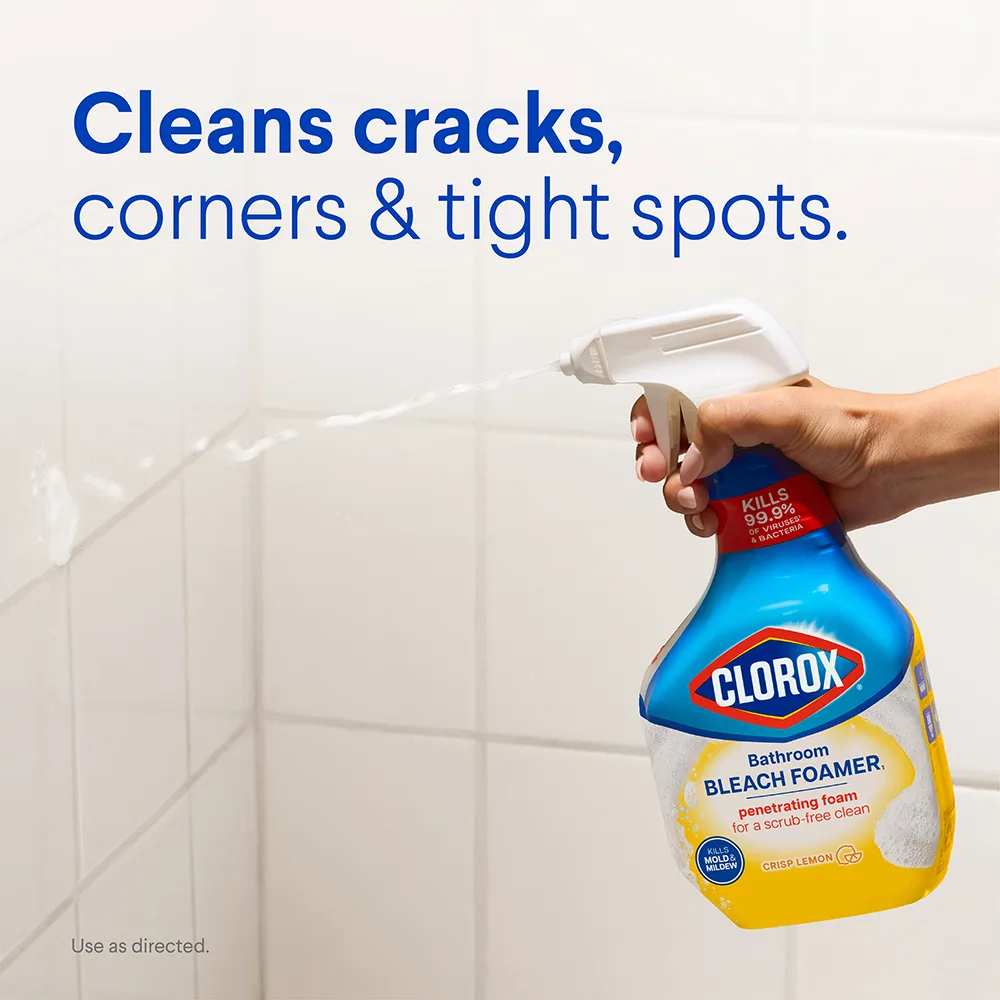 Text says: Cleans cracks, corner & tight spots