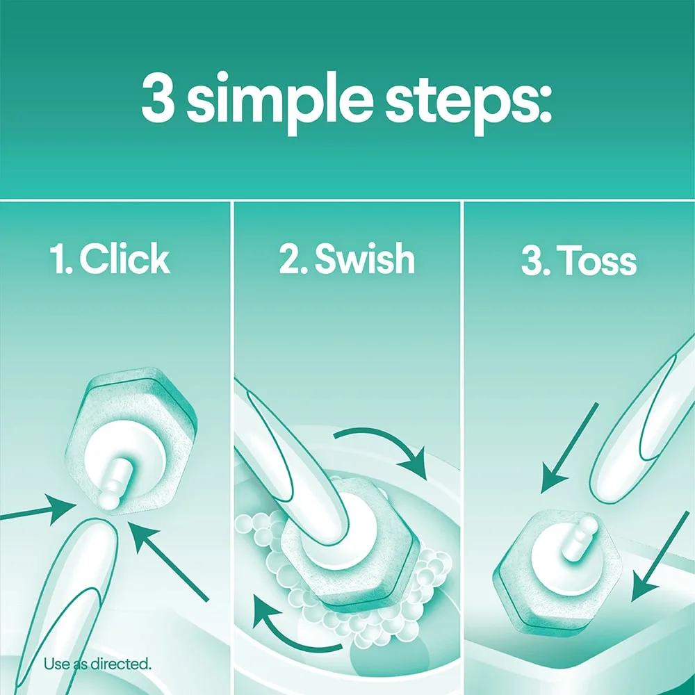 3 simple steps: click, swish, toss