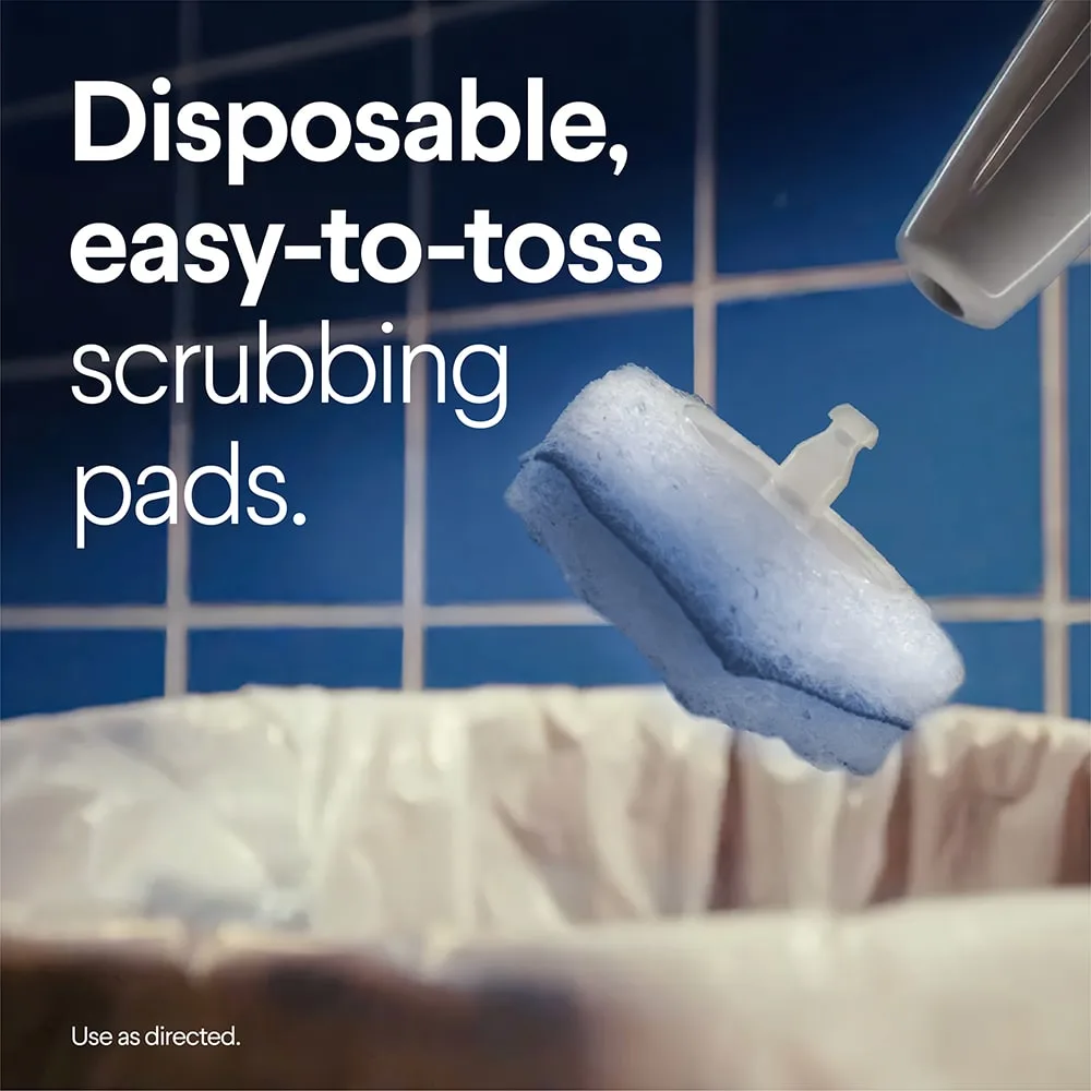 Disposable, easy-to-toss scrubbing pads