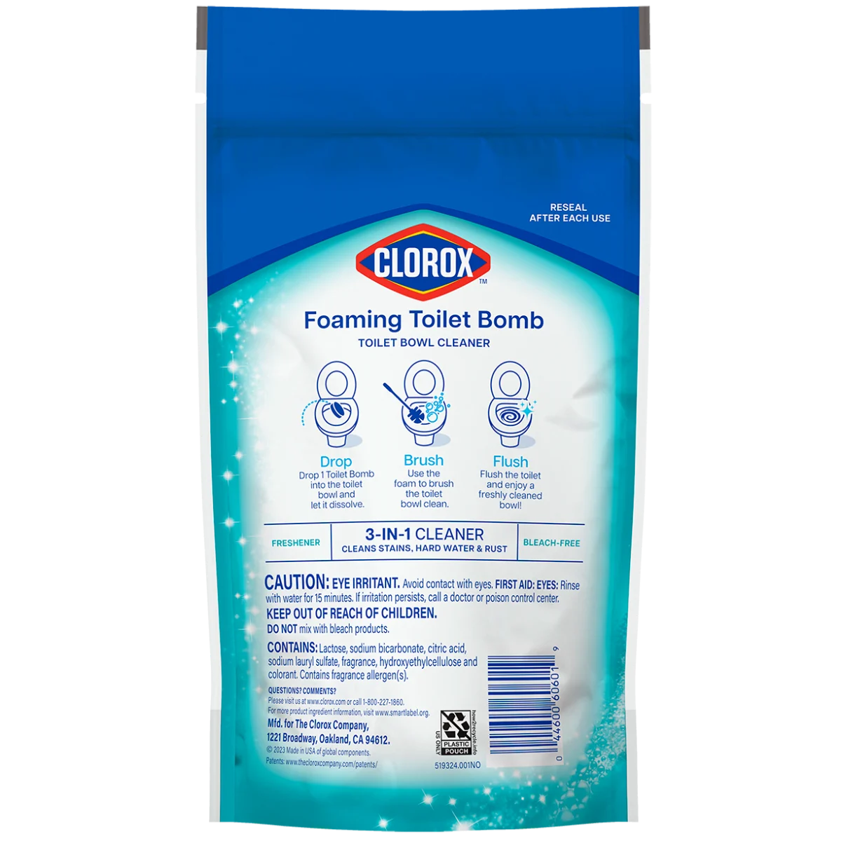Clorox® Foaming Toilet Bomb Toilet Bowl Cleaner Fresh Scent Clorox®