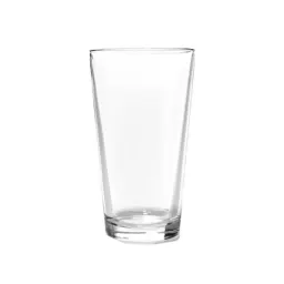 Pint size drinking glass, 16 ounces