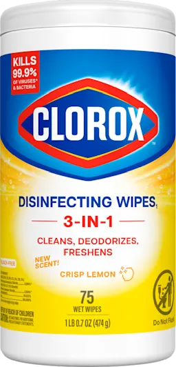 Canister of Clorox Disinfecting Cleaning Wipes