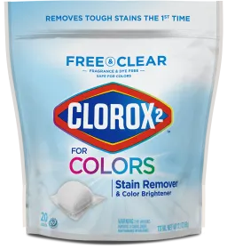 Free & Clear Stain Remover & Color Brightener Packs