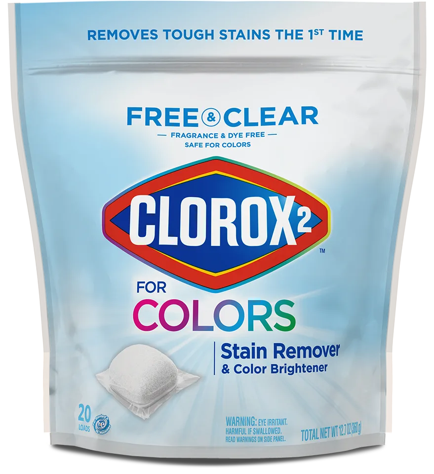 Free & Clear Stain Remover & Color Brightener Packs