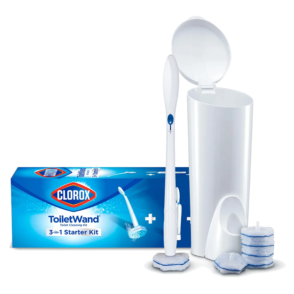 Clorox ToiletWand with refills and packaging