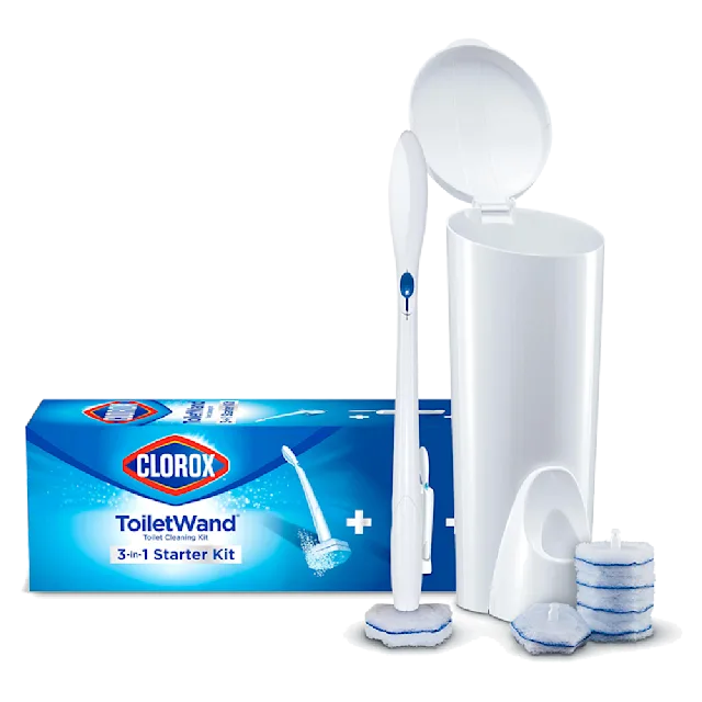 Clorox ToiletWand with refills and packaging