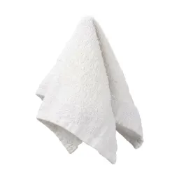 White cotton washcloths