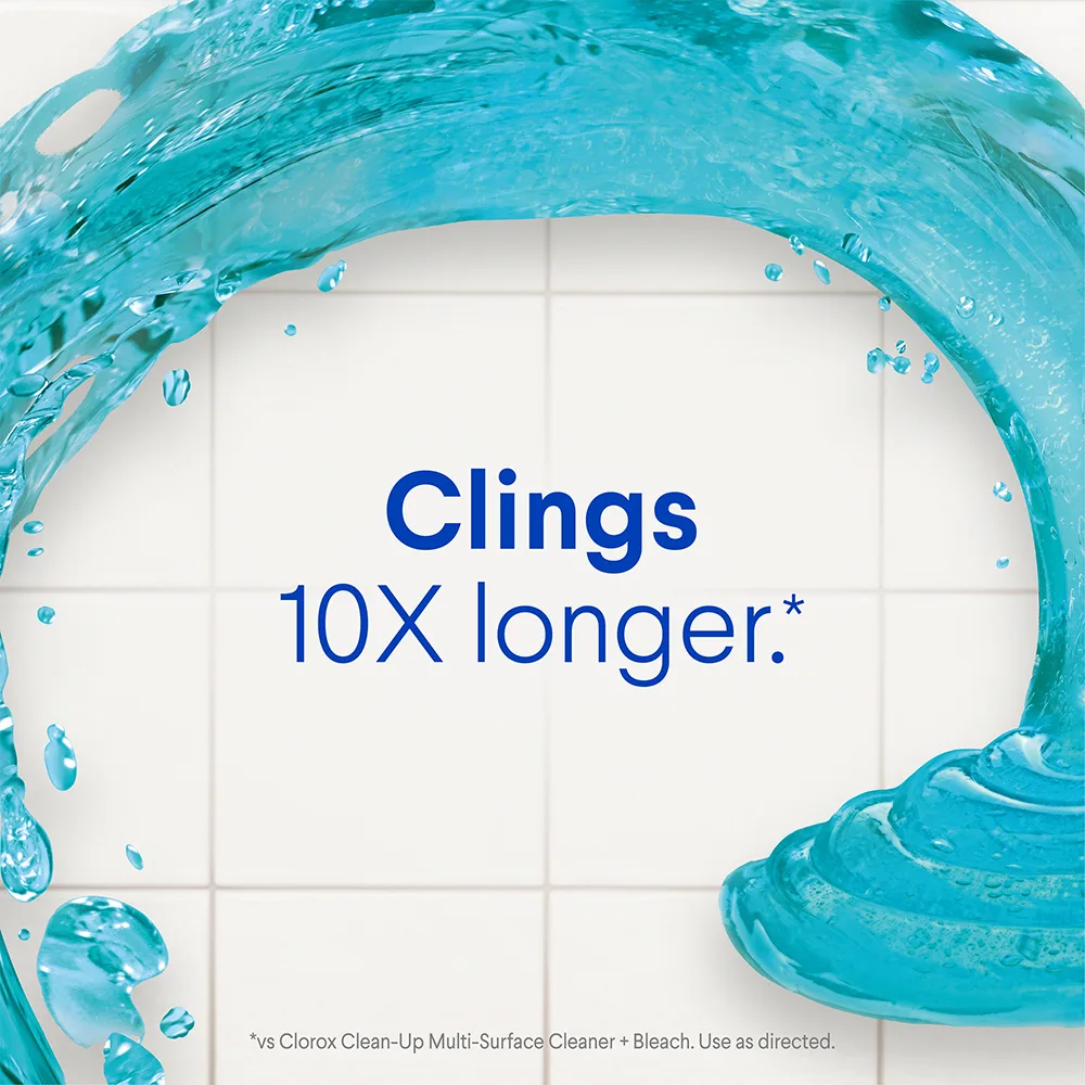 clings 10x longer with turquoise swirl of gel