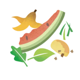 leaves, watermelon, banana
