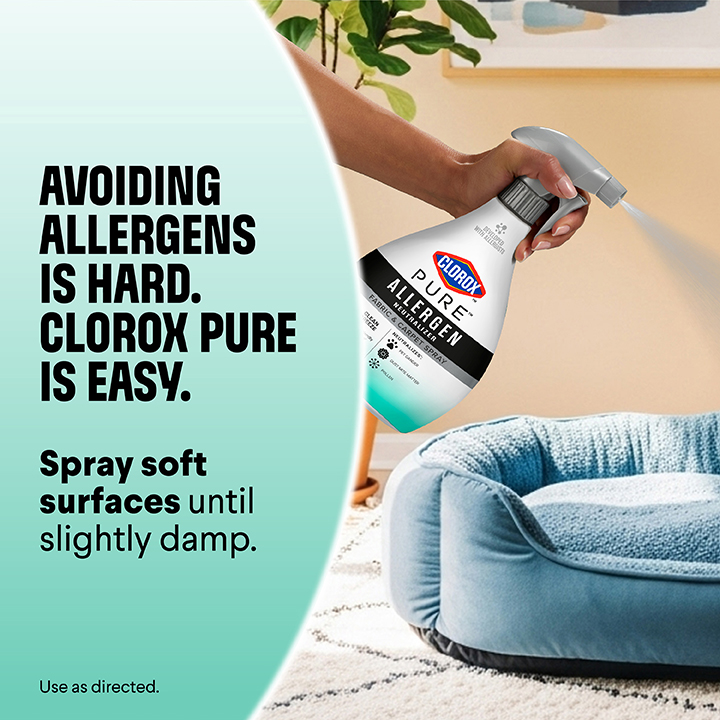 Clorox PURE™ Allergen Neutralizer Fabric & Carpet Spray | Clorox™