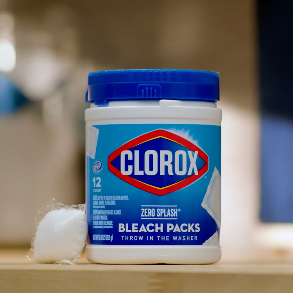 Clorox™ Zero Splash™ Laundry Bleach Packs