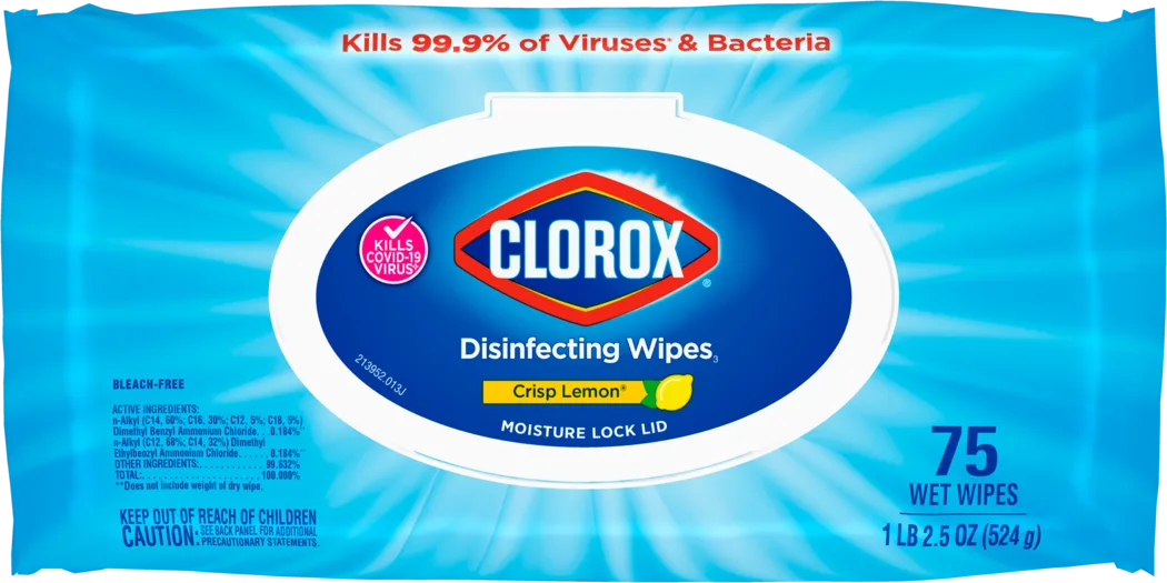 Disinfecting Wipes₃-Flex Pack | Crisp Lemon