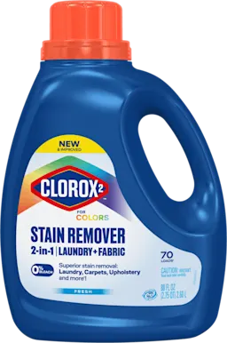 Botella de Clorox 2 for Colors Bleach-Free Laundry Stain & Odor Remover Liquid.