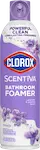 spray can of Clorox™ Scentiva™ Bathroom Foamer, cherry blossom & peach scent