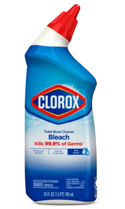 Bleach Toilet Bowl Stain Remover & Cleaner Liquid