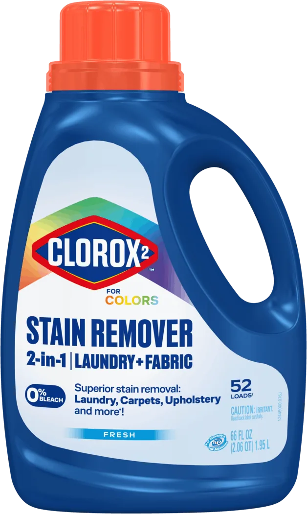 bottle of clorox 2 for colors stain remover, original scent