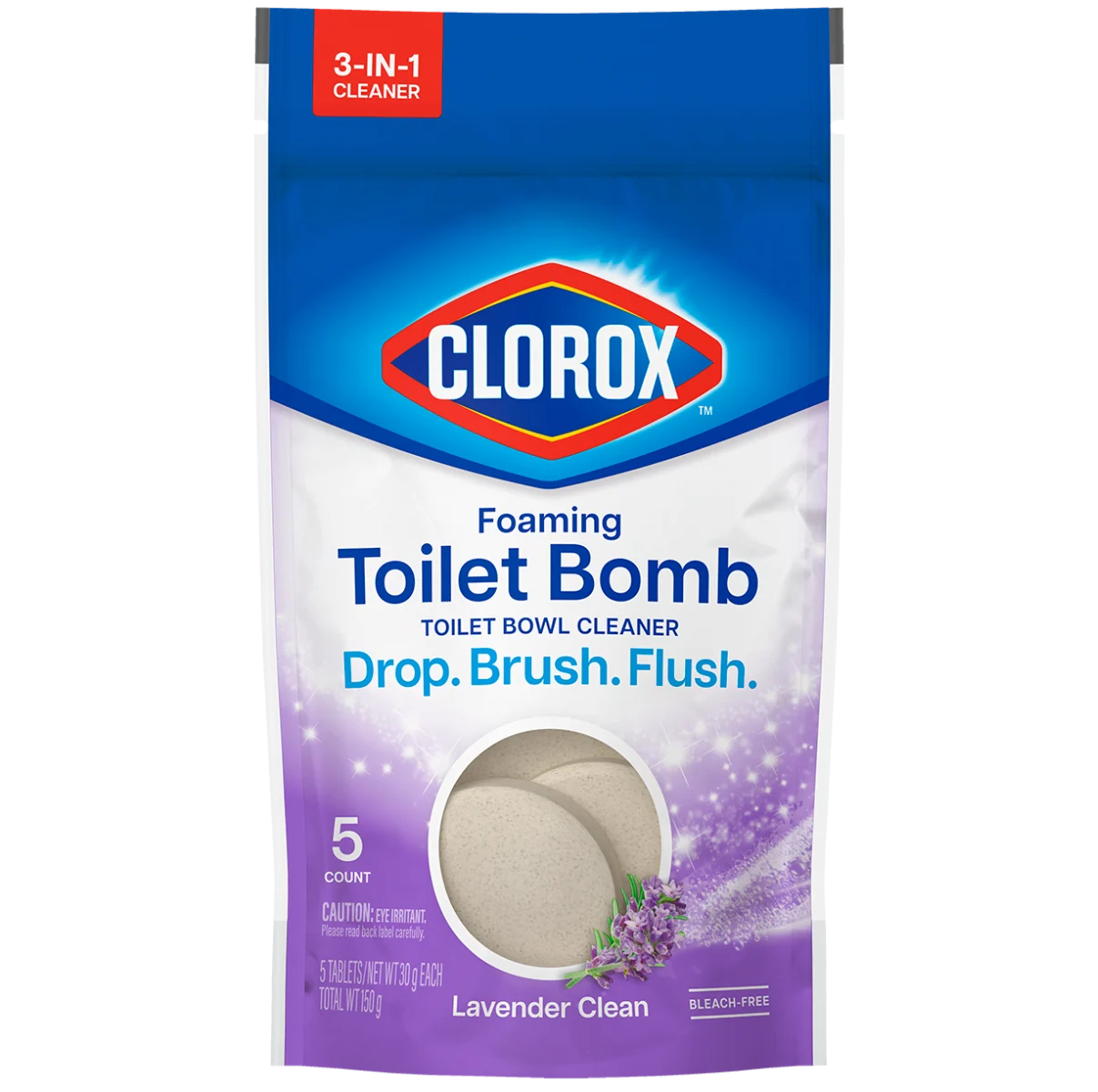 Foaming Toilet Bomb Toilet Bowl Cleaner | Lavender Clean