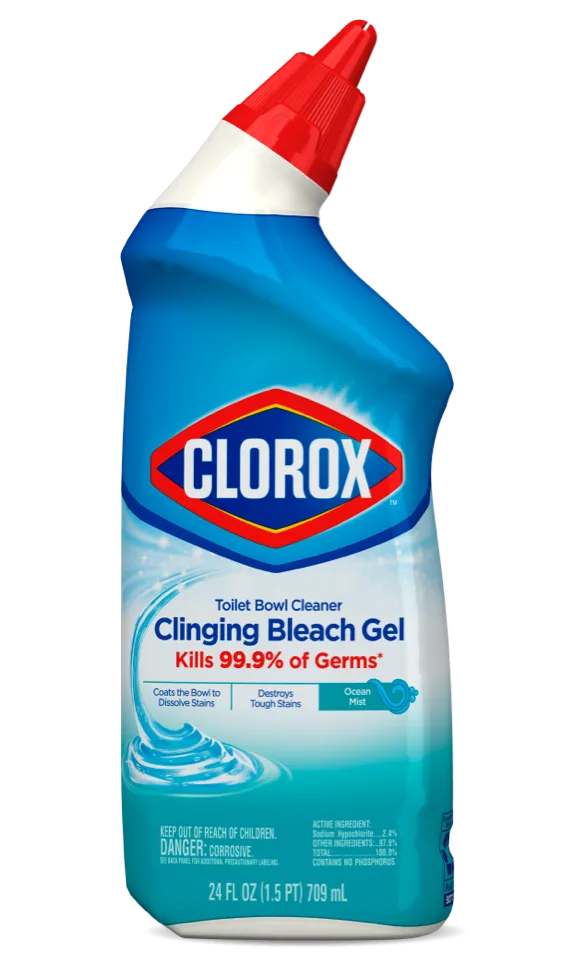 Toilet Bowl Cleaner – Clinging Bleach Gel | Ocean Mist