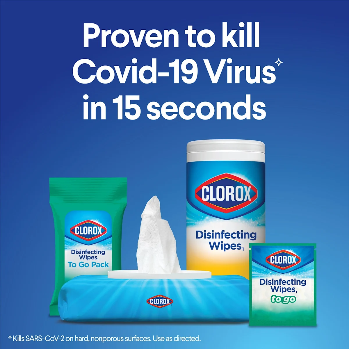 Disinfectant Wipes for Travel and On the Go| Fresh Scent | Clorox®