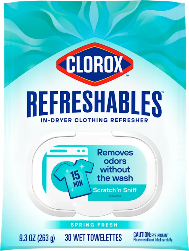 Package of Refreshables In-Dryer Clothing Refresher