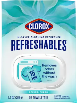 Paquete de Refreshables para refrescar ropa en la secadora.