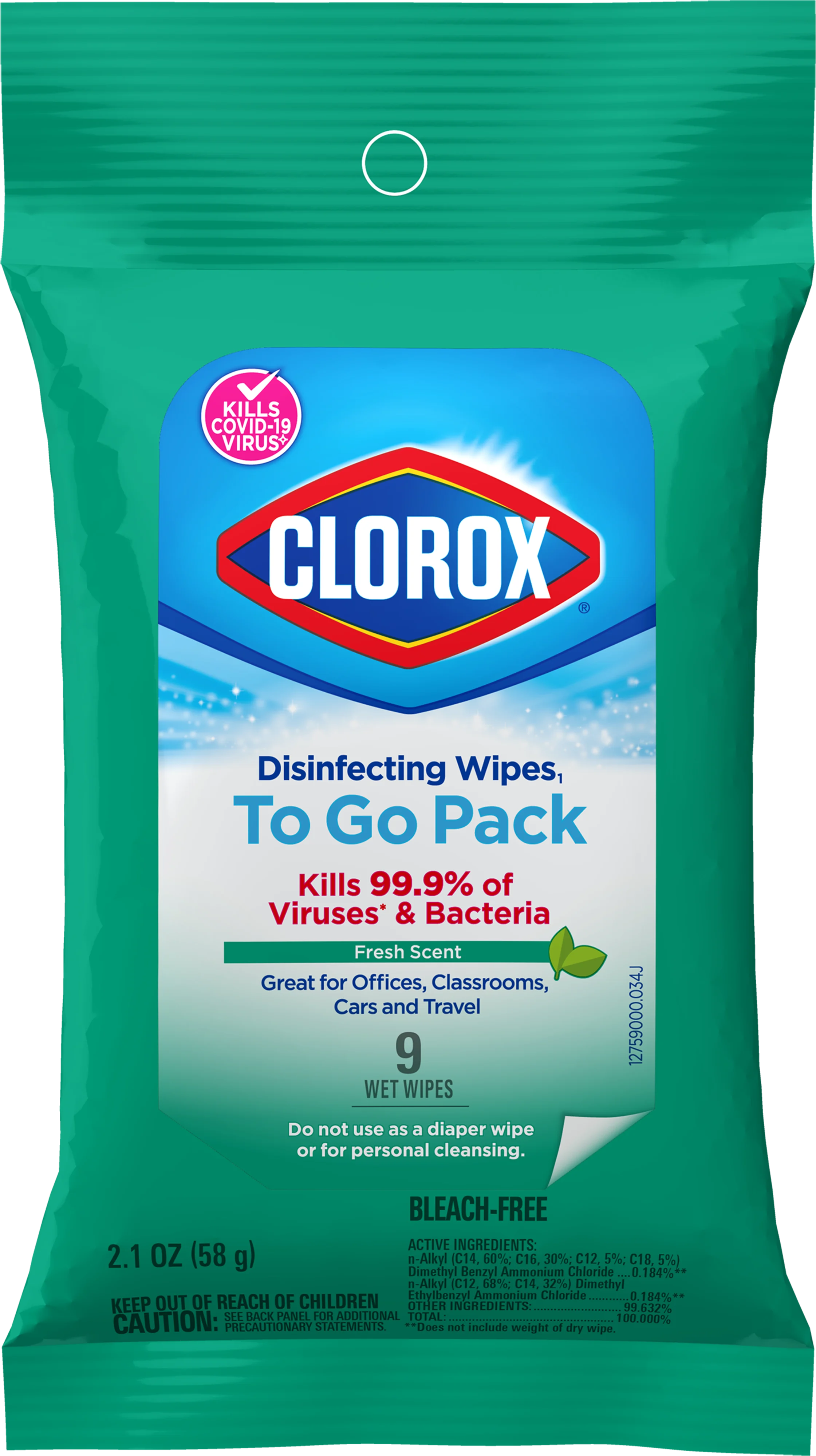 Disinfecting Wipes₃ On the Go | Fresh Scent