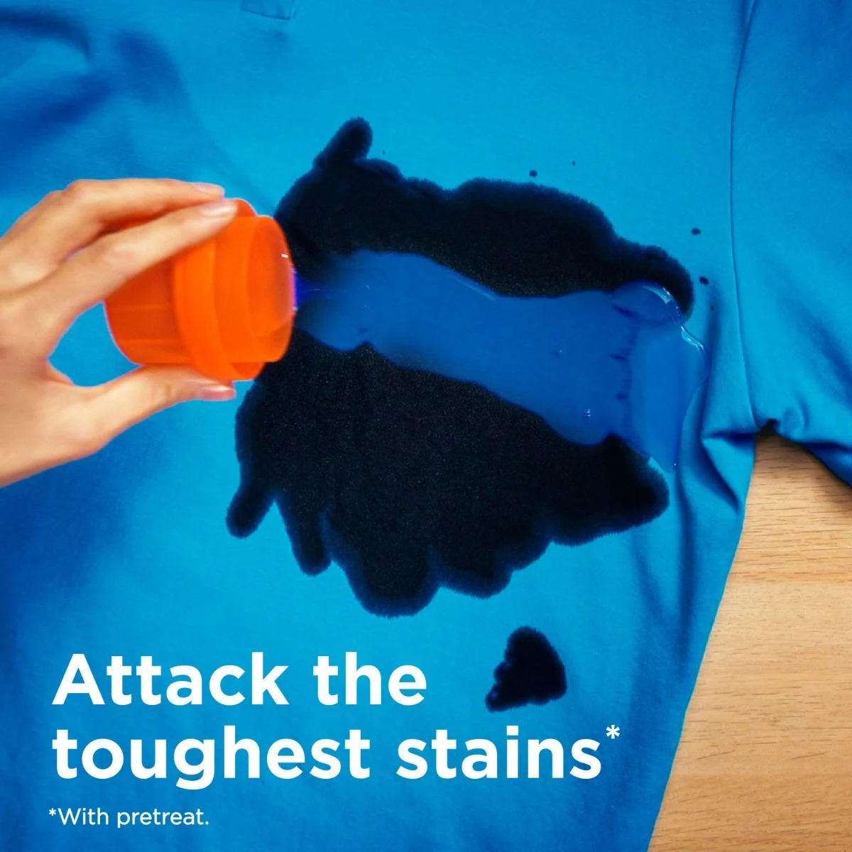 attack the toughest stains with pretreat