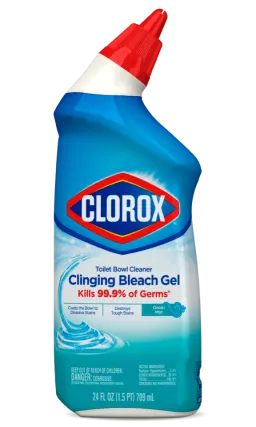 Bleach Toilet Bowl Cleaning Gel