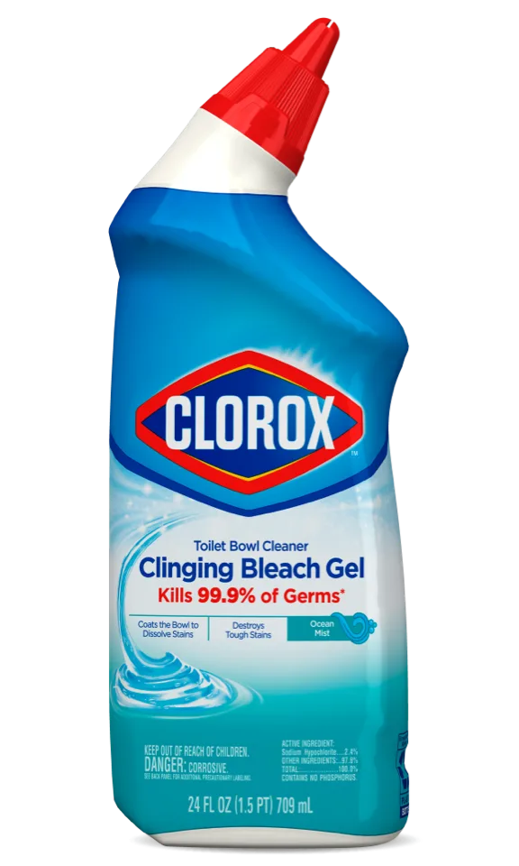 Toilet Bowl Cleaner – Clinging Bleach Gel