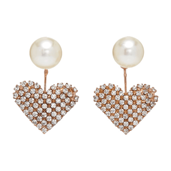 Jennifer behr exclusive pearl and swarovski crystal drop earrings