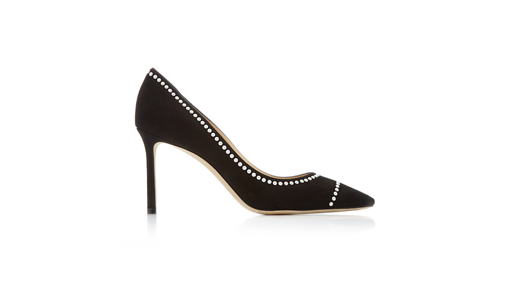 新品未使用✨JIMMY CHOO ROMY85 黒 スウェード パール 35 Jimmy 新品未使用✨JIMMY CHOO ROMY85 黒 スウェード パール 35 Jimmy