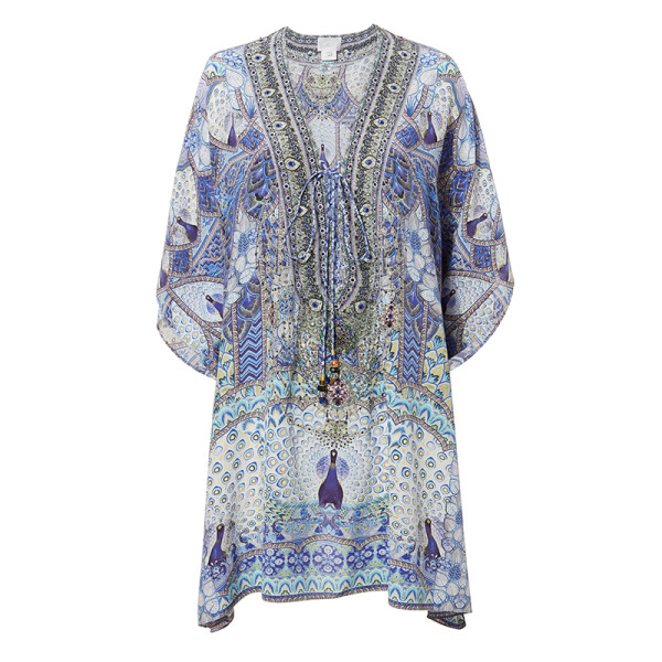 Camilla wings to fly lace up caftan