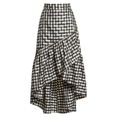 Eliza j ruffle asymmetrical skirt