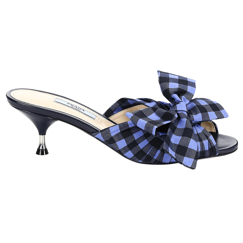 prada bow mules