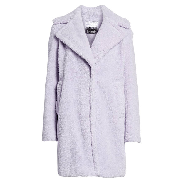 Kensie Faux Fur Teddy Bear Coat Story Rain