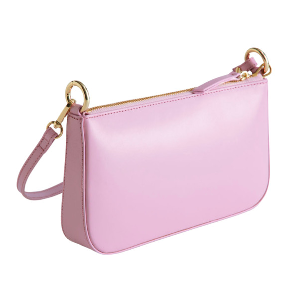 Pale Pink Leather Mini crossbody bag
