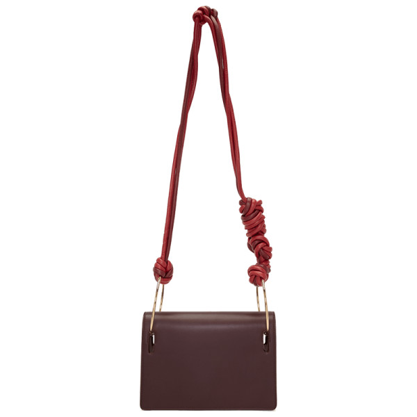 Roksanda burgundy ring cord bag