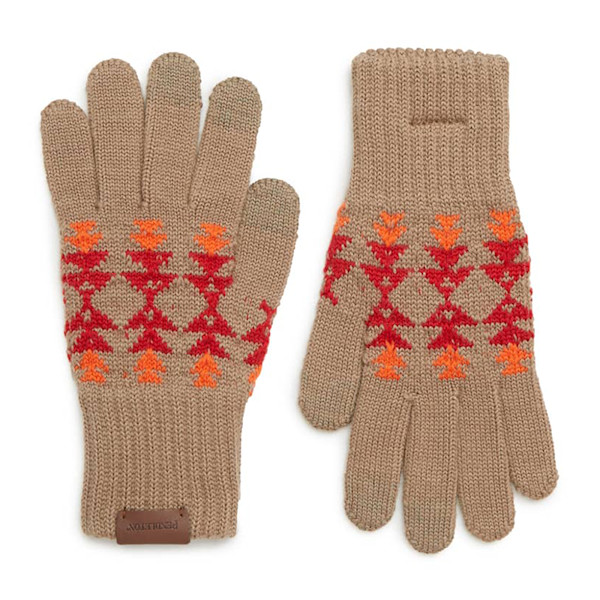 Pendleton Jacquard Texting Gloves Story Rain