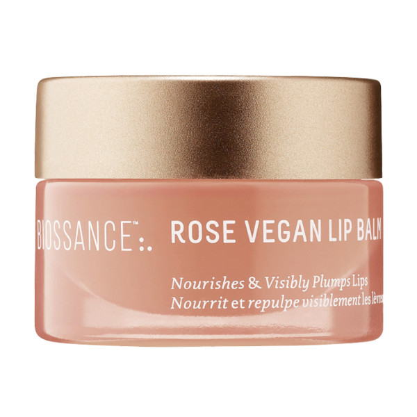 Biossance squalane   rose vegan lip balm