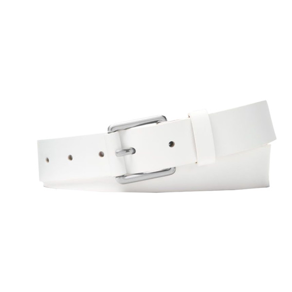 Micheal Kors Collection Leather Skinny Belt Story Rain