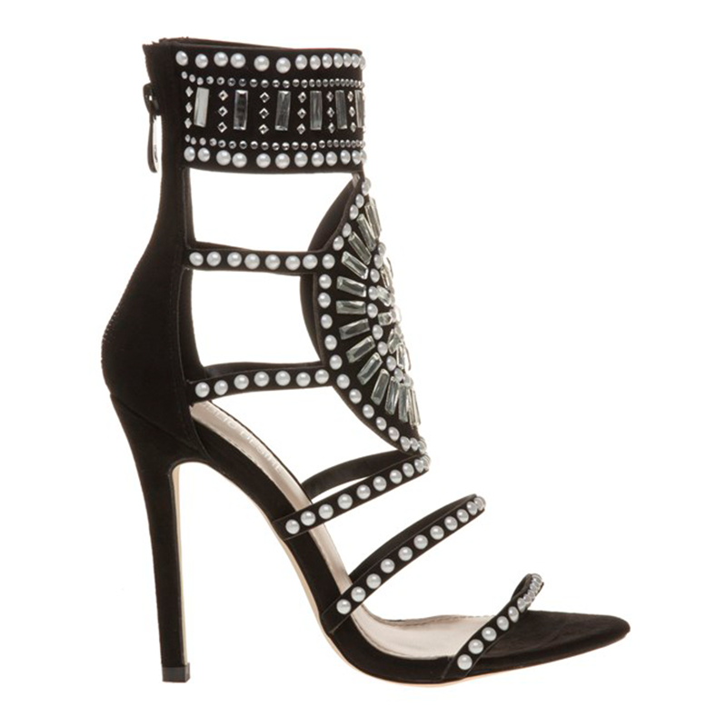 Cleopatra Embellished Heeled Sandals 
