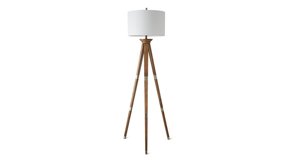 Light oak online tripod floor lamp