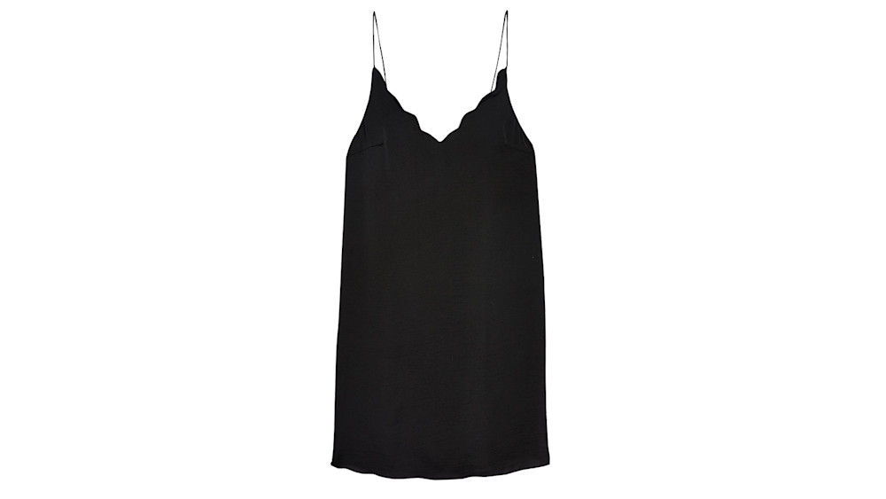 Topshop Scallop Mini Slip Dress Story Rain